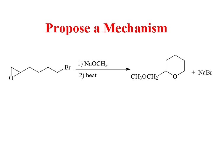 Propose a Mechanism 