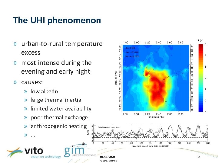 The UHI phenomenon » urban-to-rural temperature excess » most intense during the evening and The UHI phenomenon » urban-to-rural temperature excess » most intense during the evening and