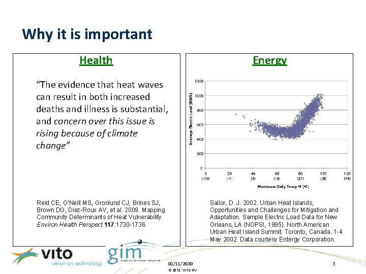 Why it is important Health Energy “The evidence that heat waves can result in