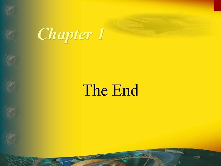 Chapter 1 The End 