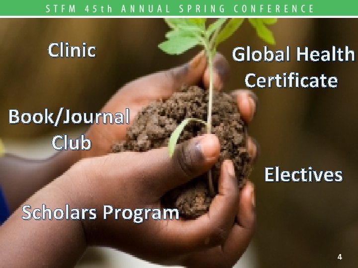 Clinic Global Health Certificate Book/Journal Club Electives Scholars Program 4 