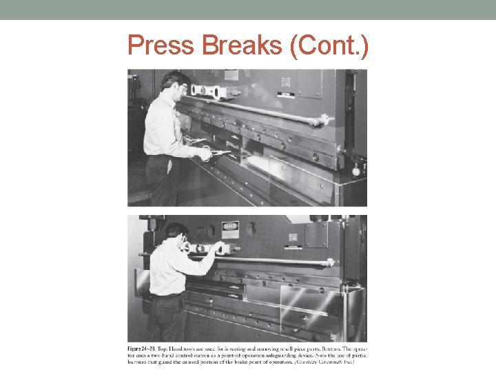 Press Breaks (Cont. ) 