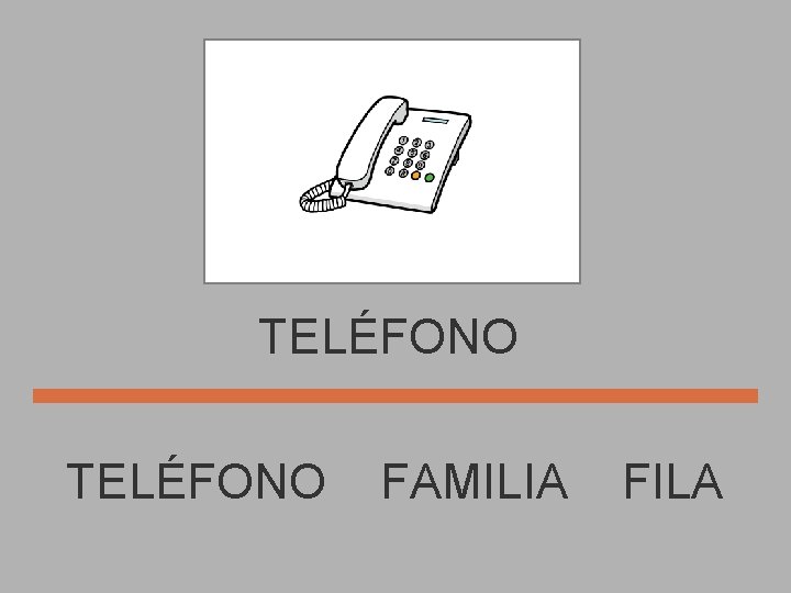 TELÉFONO FAMILIA FILA 