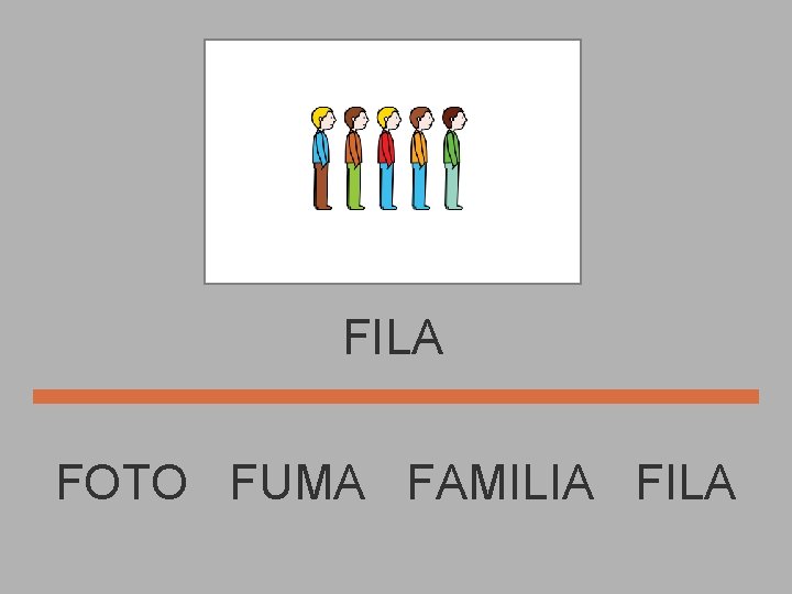 FILA FOTO FUMA FAMILIA FILA 