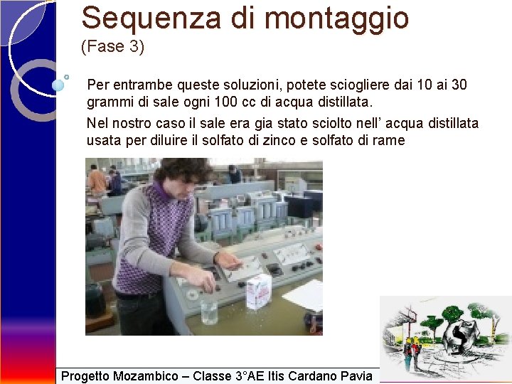 Sequenza di montaggio (Fase 3) Per entrambe queste soluzioni, potete sciogliere dai 10 ai