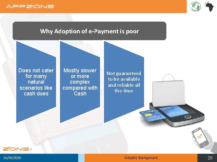 Why Adoption of e-Payment is poor Does not cater for many natural scenarios like
