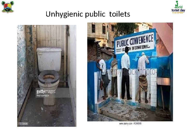 Unhygienic public toilets 