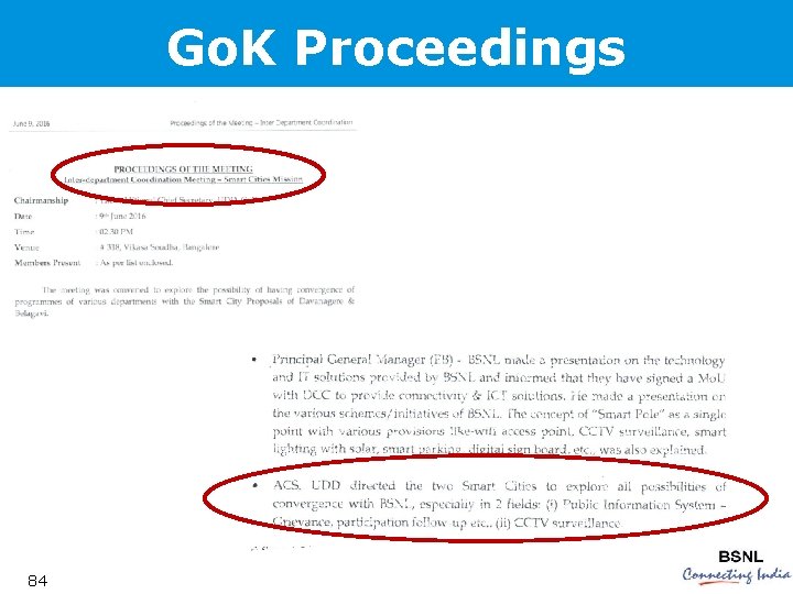 Go. K Proceedings 84 