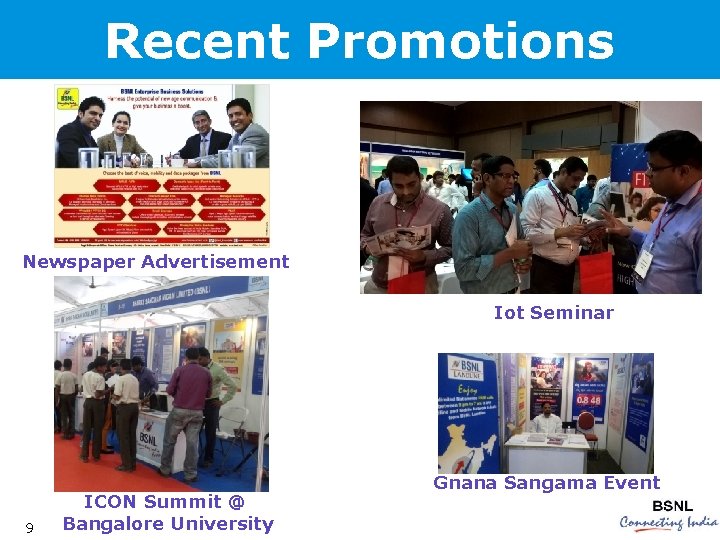Recent Promotions Newspaper Advertisement Iot Seminar 9 ICON Summit @ Bangalore University Gnana Sangama