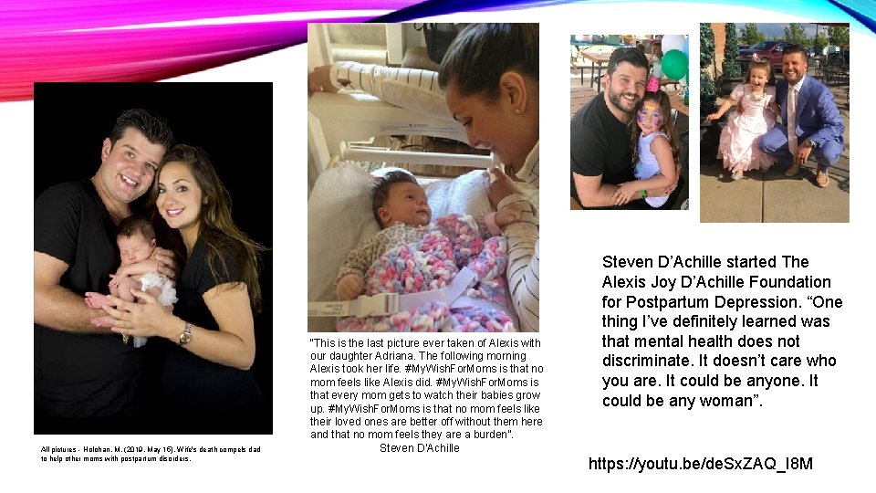 All pictures - Holohan, M. (2019, May 15). Wife's death compels dad to help