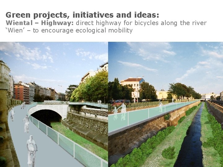 Green projects, initiatives and ideas: Wiental – Highway: direct highway for bicycles along the