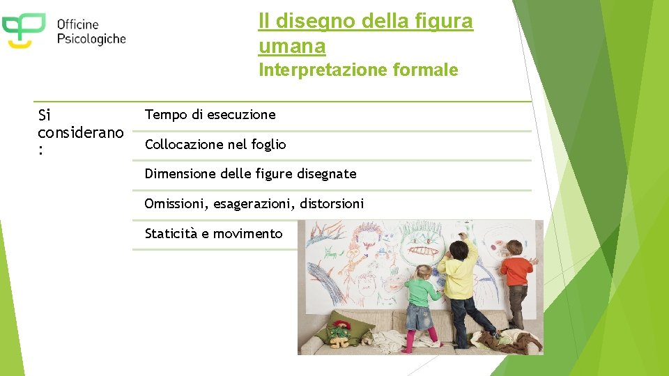 Il disegno della figura umana Interpretazione formale Si considerano : Tempo di esecuzione Collocazione