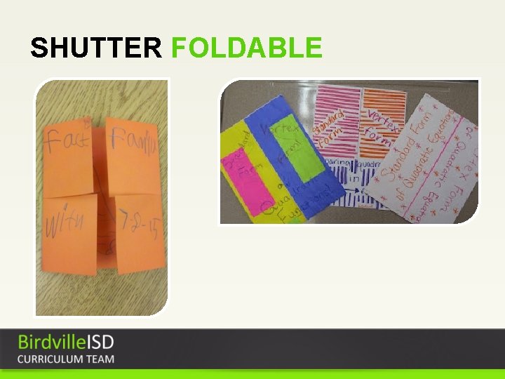 SHUTTER FOLDABLE 