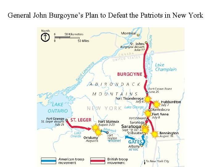 General John Burgoyne’s Plan to Defeat the Patriots in New York 