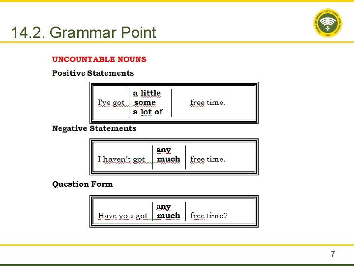 14. 2. Grammar Point 7 