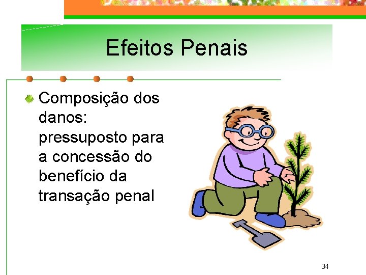 Efeitos Penais Composição dos danos: pressuposto para a concessão do benefício da transação penal