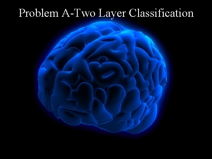 Problem A-Two Layer Classification 