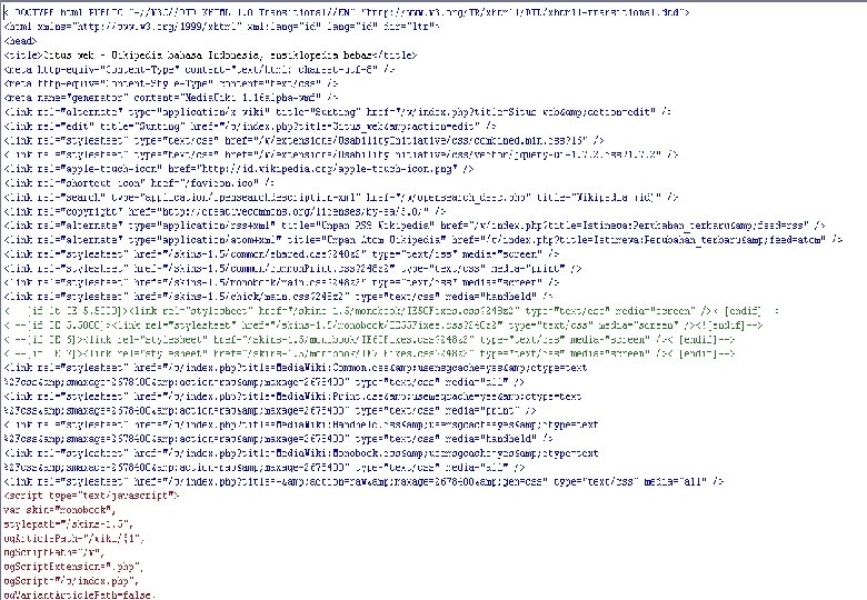 Contoh Format HTML www. smfkbinafarma. com 29 