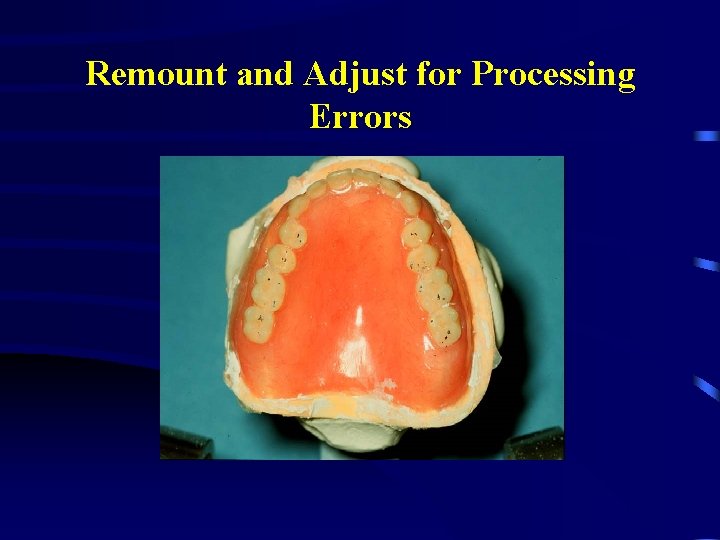 Remount and Adjust for Processing Errors 