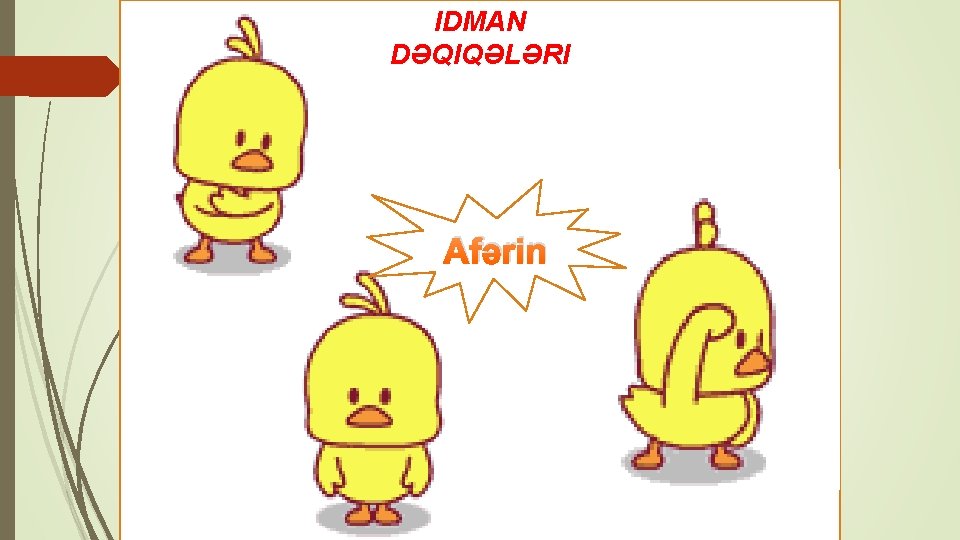 IDMAN DƏQIQƏLƏRI Afərin 