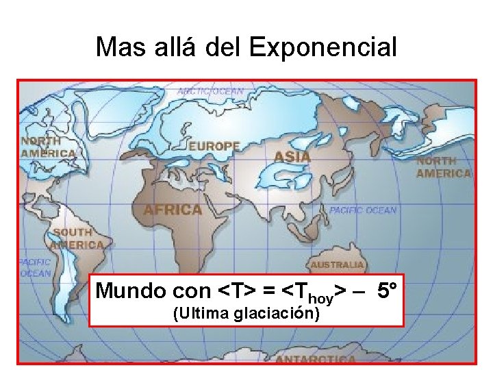 Mas allá del Exponencial • En general, las previsiones sobre un dato se hacen