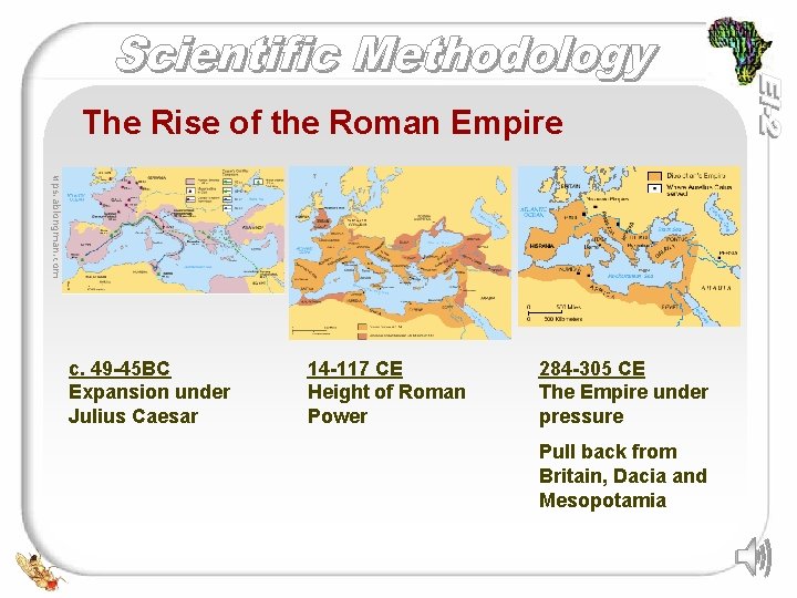 The Rise of the Roman Empire wps. ablongman. com c. 49 -45 BC Expansion The Rise of the Roman Empire wps. ablongman. com c. 49 -45 BC Expansion