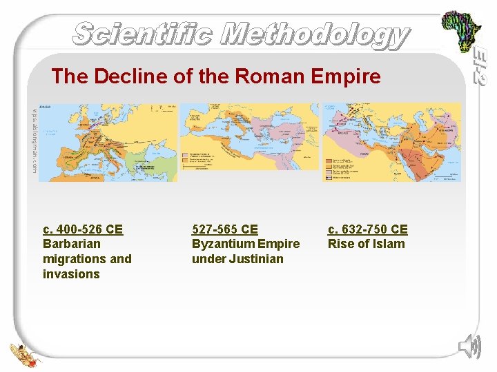 The Decline of the Roman Empire wps. ablongman. com c. 400 -526 CE Barbarian The Decline of the Roman Empire wps. ablongman. com c. 400 -526 CE Barbarian
