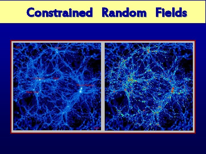 Constrained Random Fields Gaussian Peaks 