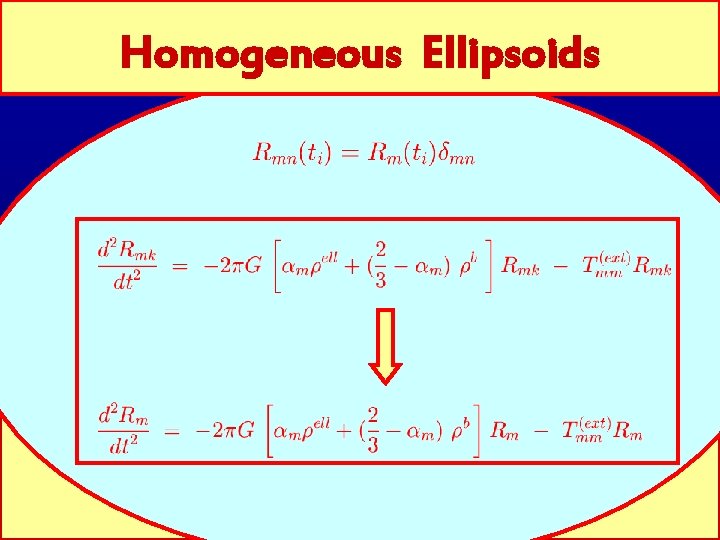 Homogeneous Ellipsoids 