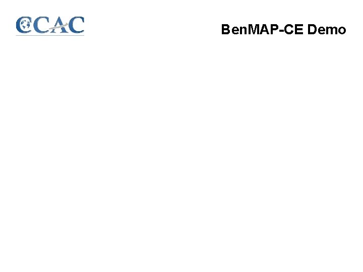 Ben. MAP-CE Demo 