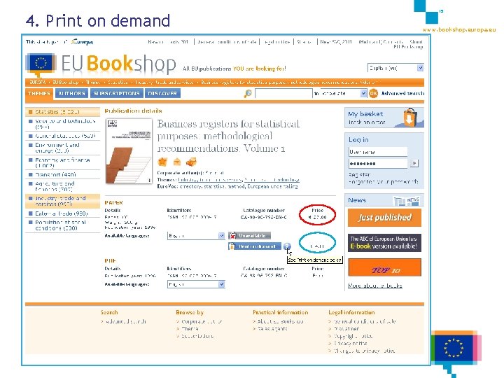 4. Print on demand 15 www. bookshop. europa. eu 