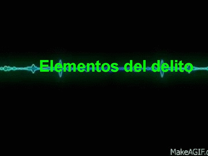 Elementos delito 