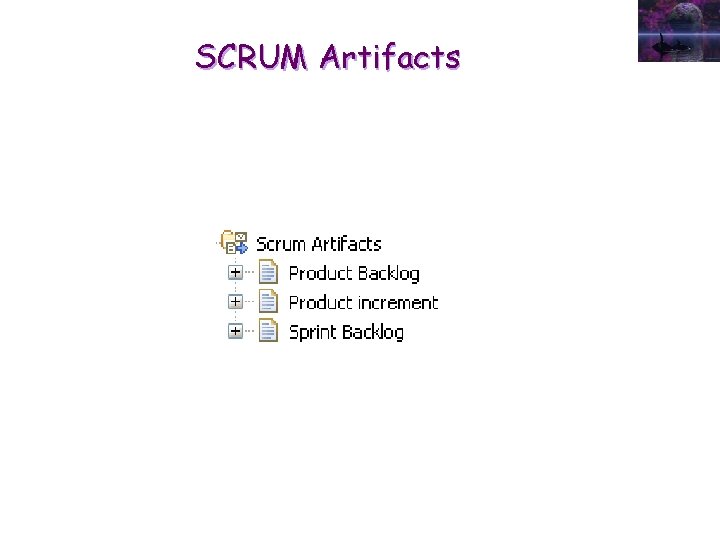 SCRUM Artifacts 