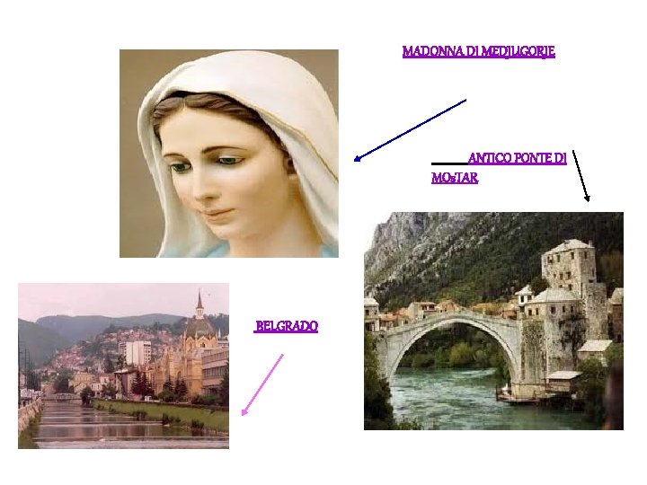 MADONNA DI MEDJUGORJE ANTICO PONTE DI MOs. TAR BELGRADO 