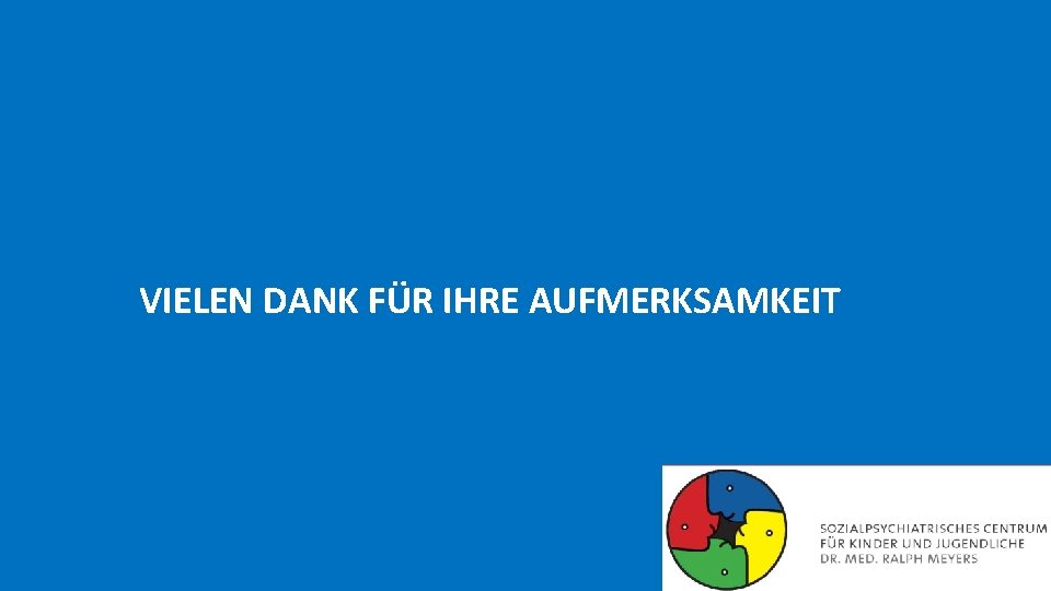 VIELEN DANK FÜR IHRE AUFMERKSAMKEIT 