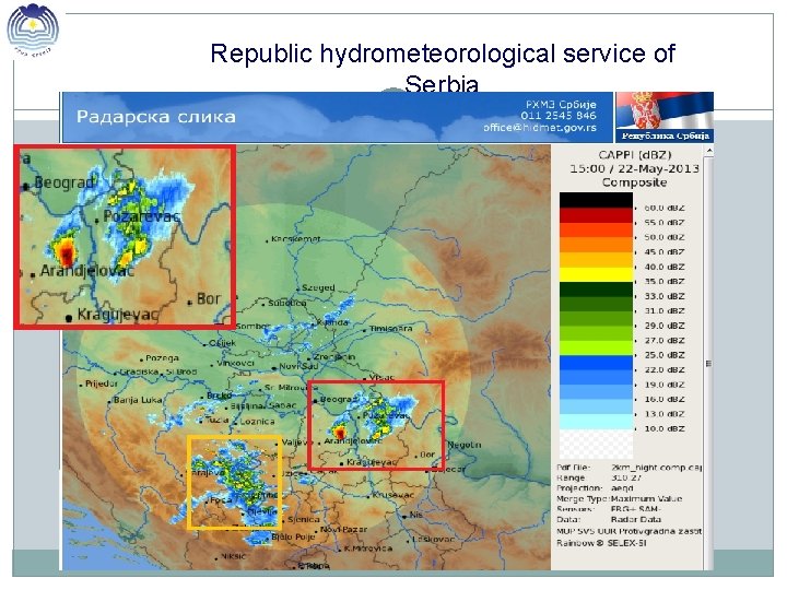 Republic hydrometeorological service of Serbia 18 