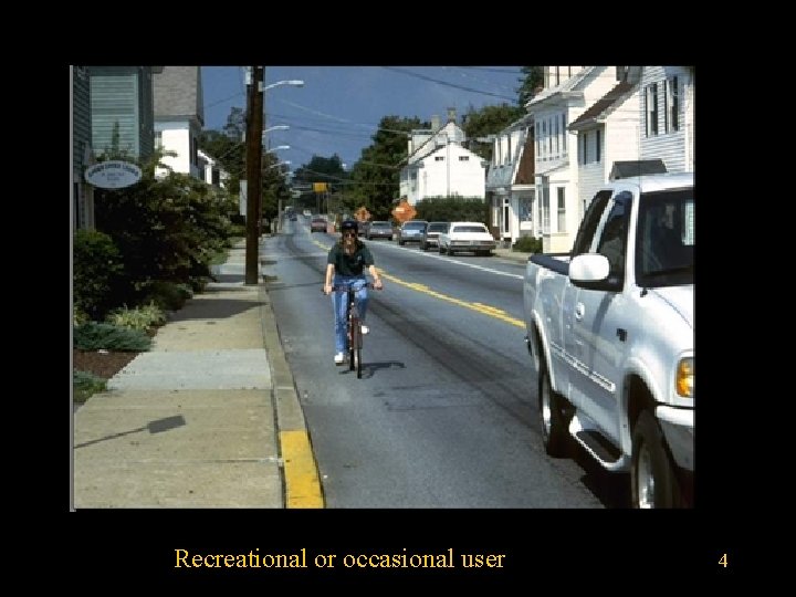 Recreational or occasional user 4 