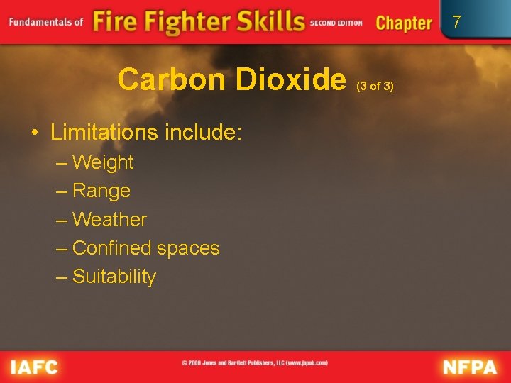 7 Carbon Dioxide • Limitations include: – Weight – Range – Weather – Confined