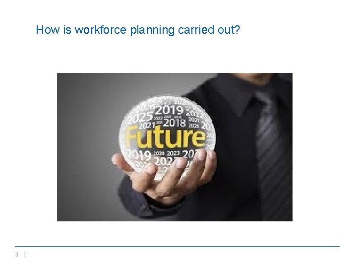 How is workforce planning carried out? 3 | 