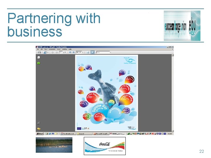 Partnering with business 22 