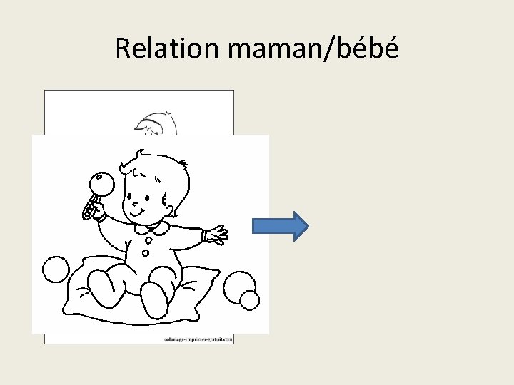 Relation maman/bébé 