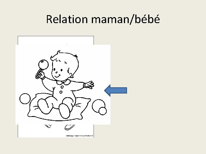 Relation maman/bébé 