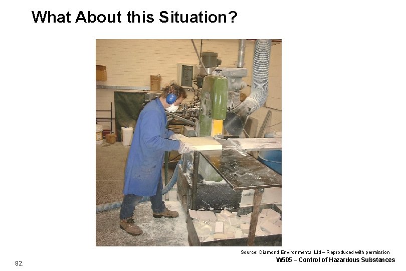 What About this Situation? Source: Diamond Environmental Ltd – Reproduced with permission 82. W What About this Situation? Source: Diamond Environmental Ltd – Reproduced with permission 82. W
