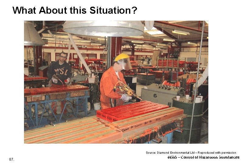 What About this Situation? Source: Diamond Environmental Ltd – Reproduced with permission 87. Photograph What About this Situation? Source: Diamond Environmental Ltd – Reproduced with permission 87. Photograph