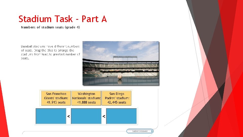 Stadium Task - Part A Stadium Task - Part A