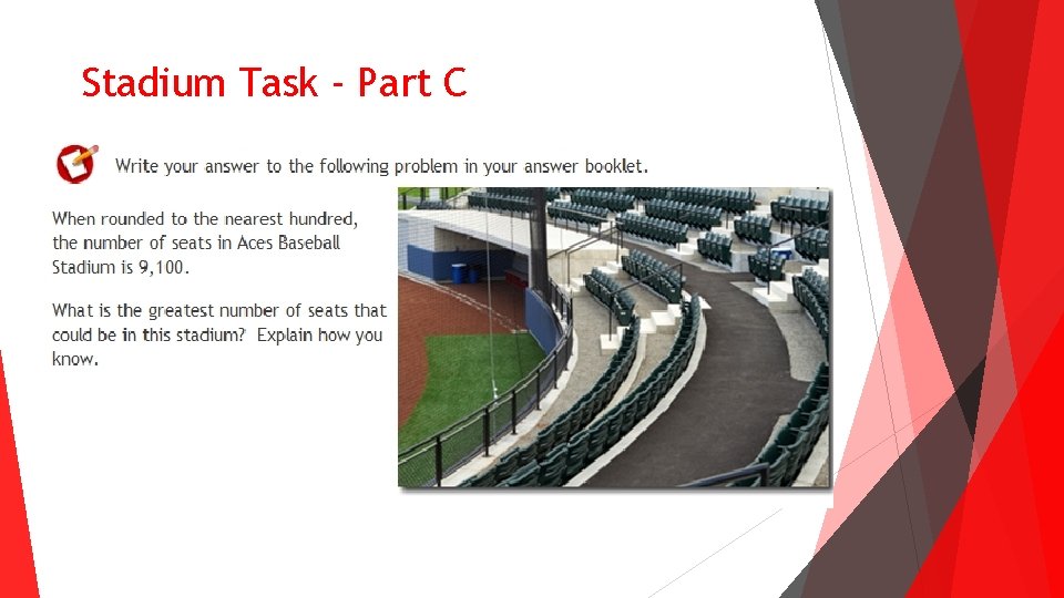 Stadium Task - Part C Stadium Task - Part C