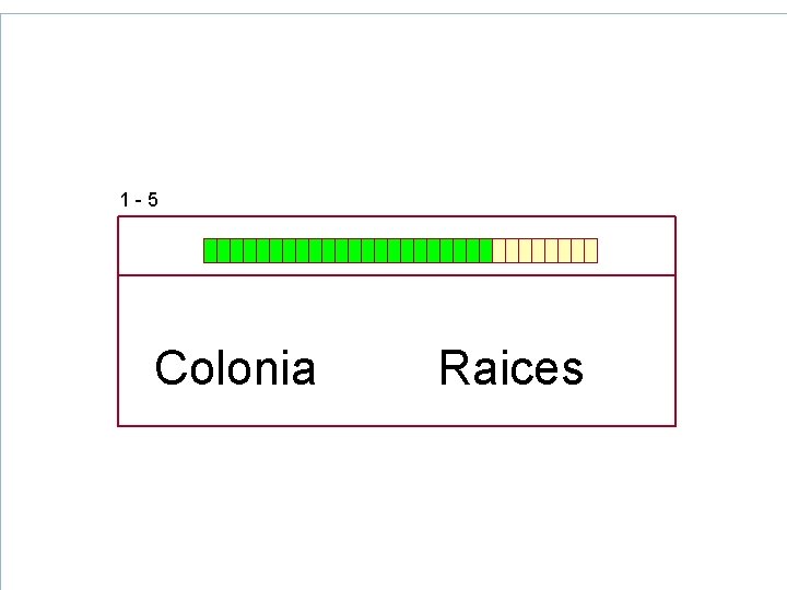 1 -5 Colonia Raices 1 -5 Colonia Raices