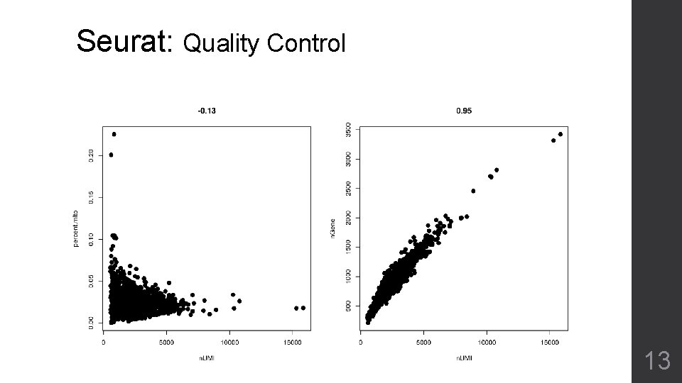 Seurat: Quality Control 13 