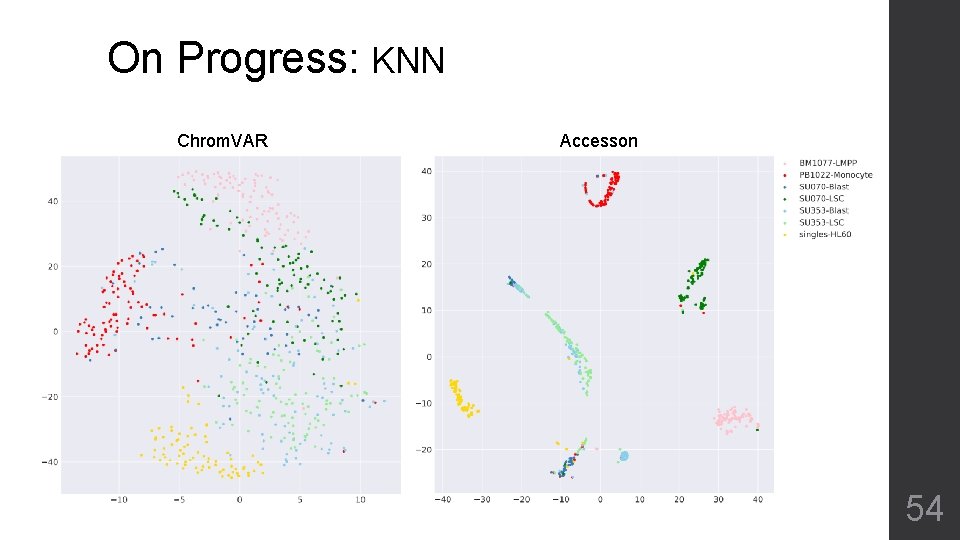 On Progress: KNN Chrom. VAR Accesson 54 