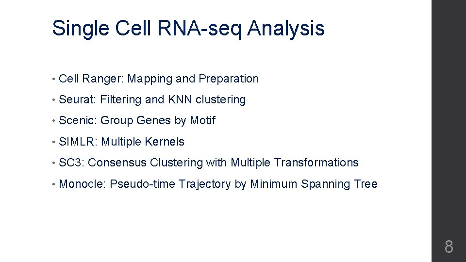 Single Cell RNA-seq Analysis • Cell Ranger: Mapping and Preparation • Seurat: Filtering and